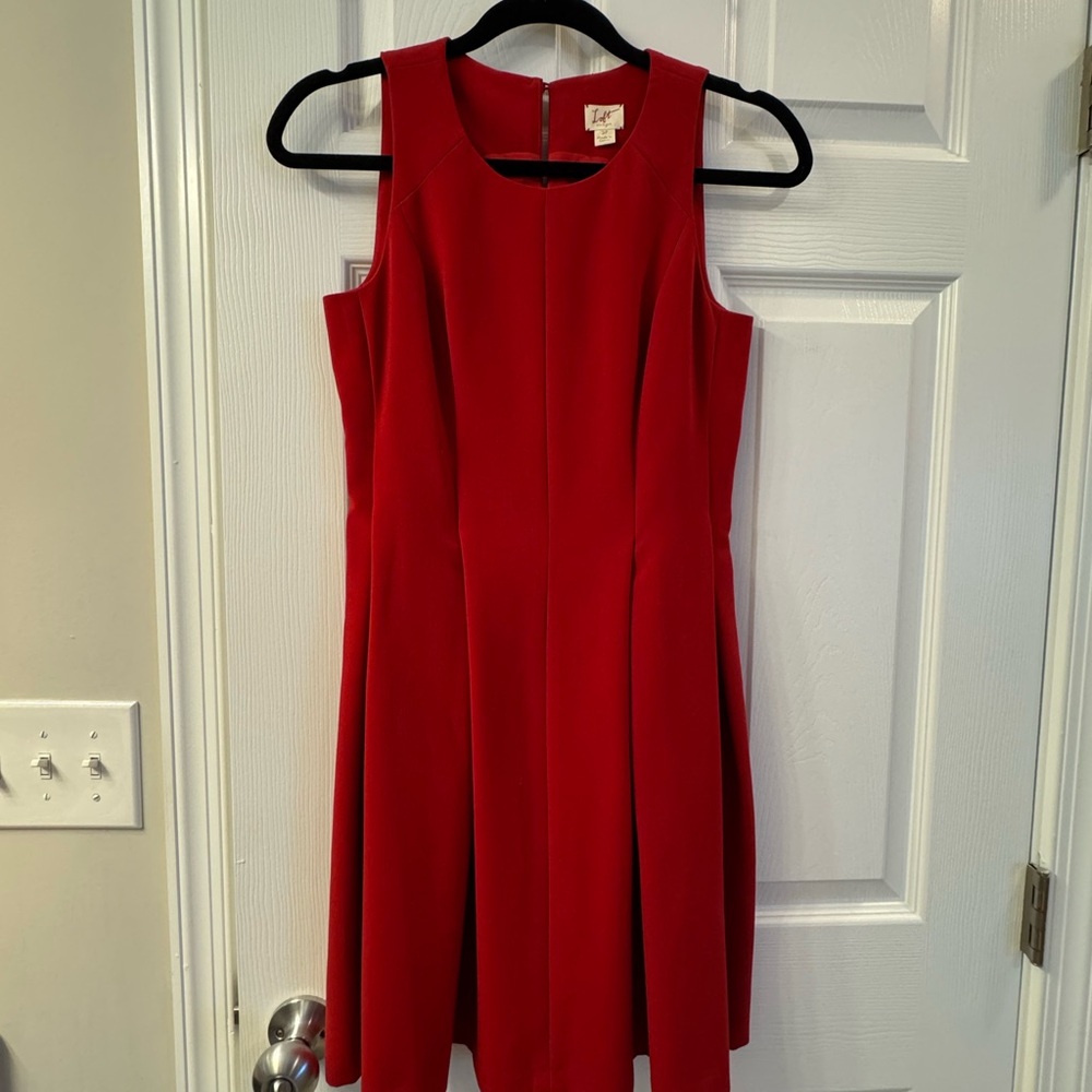 LOFT Red Dress